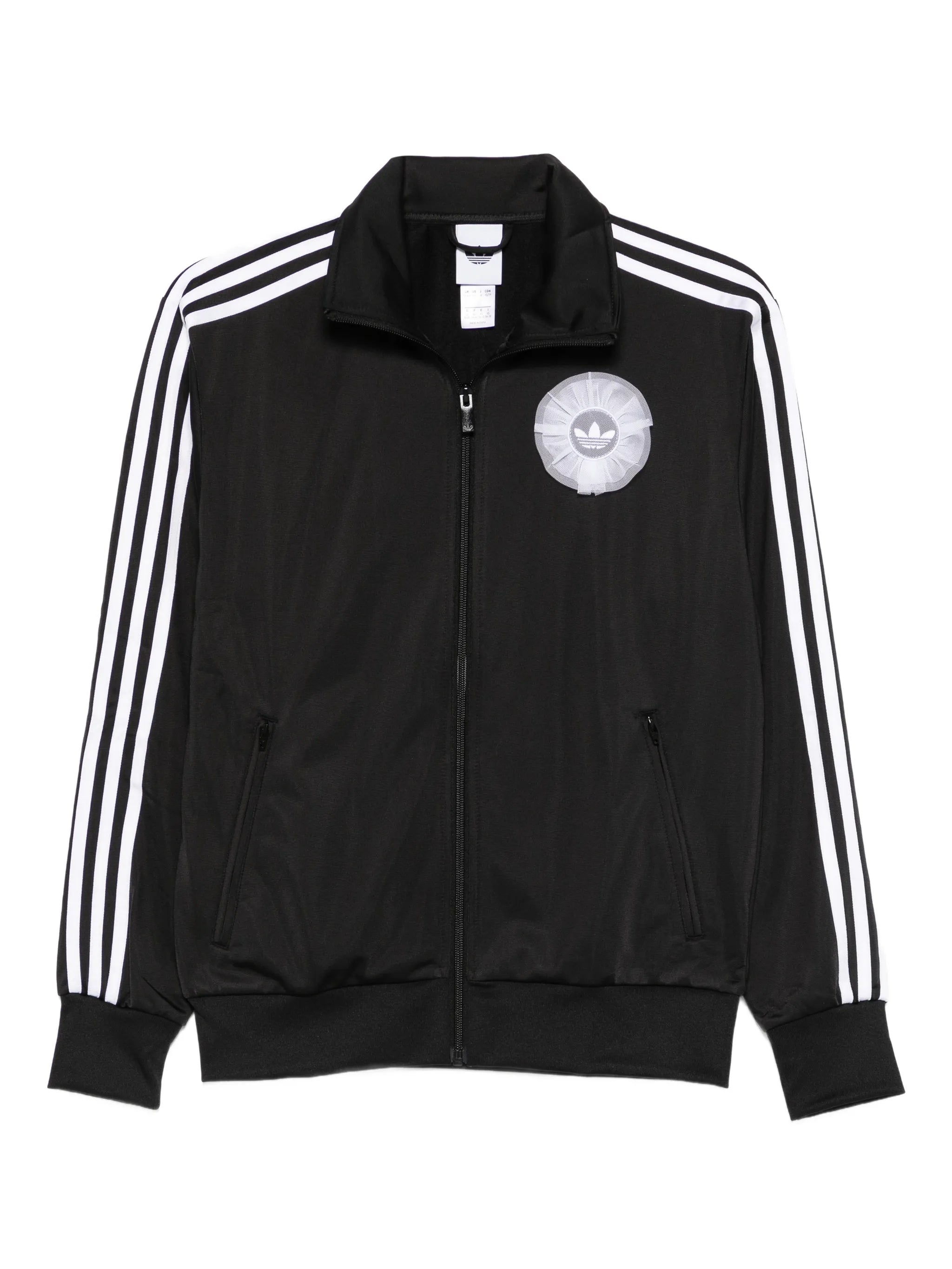 adidas Adidas Zip-up Stripe-detail Sweatshirt