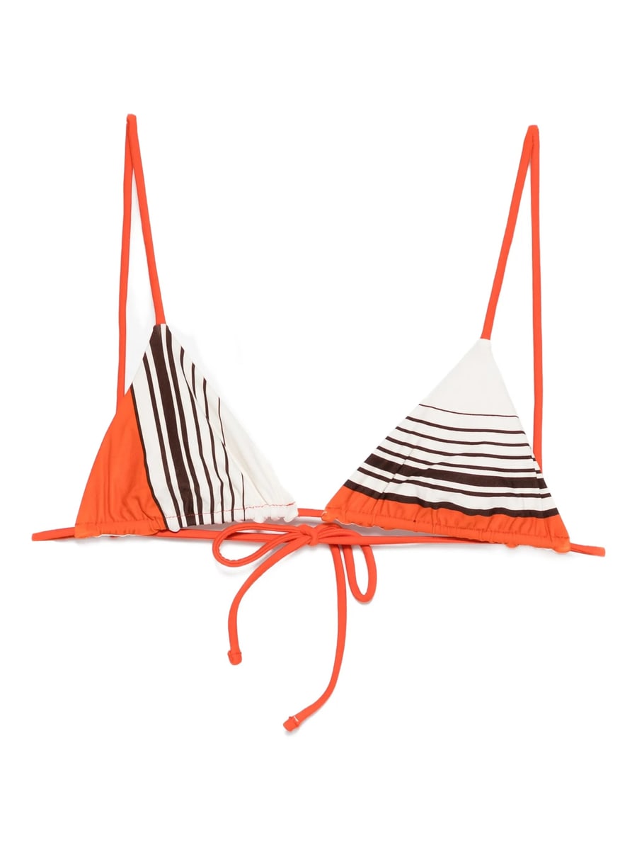 Sir. Sir. Destino Striped-pattern Triangle Bikini Top