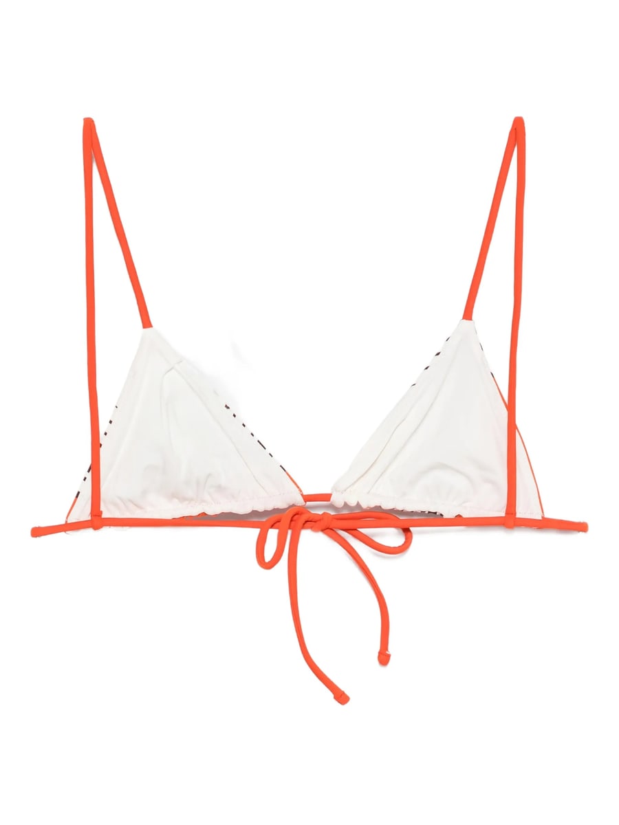 Sir. Sir. Destino Striped-pattern Triangle Bikini Top, view 3