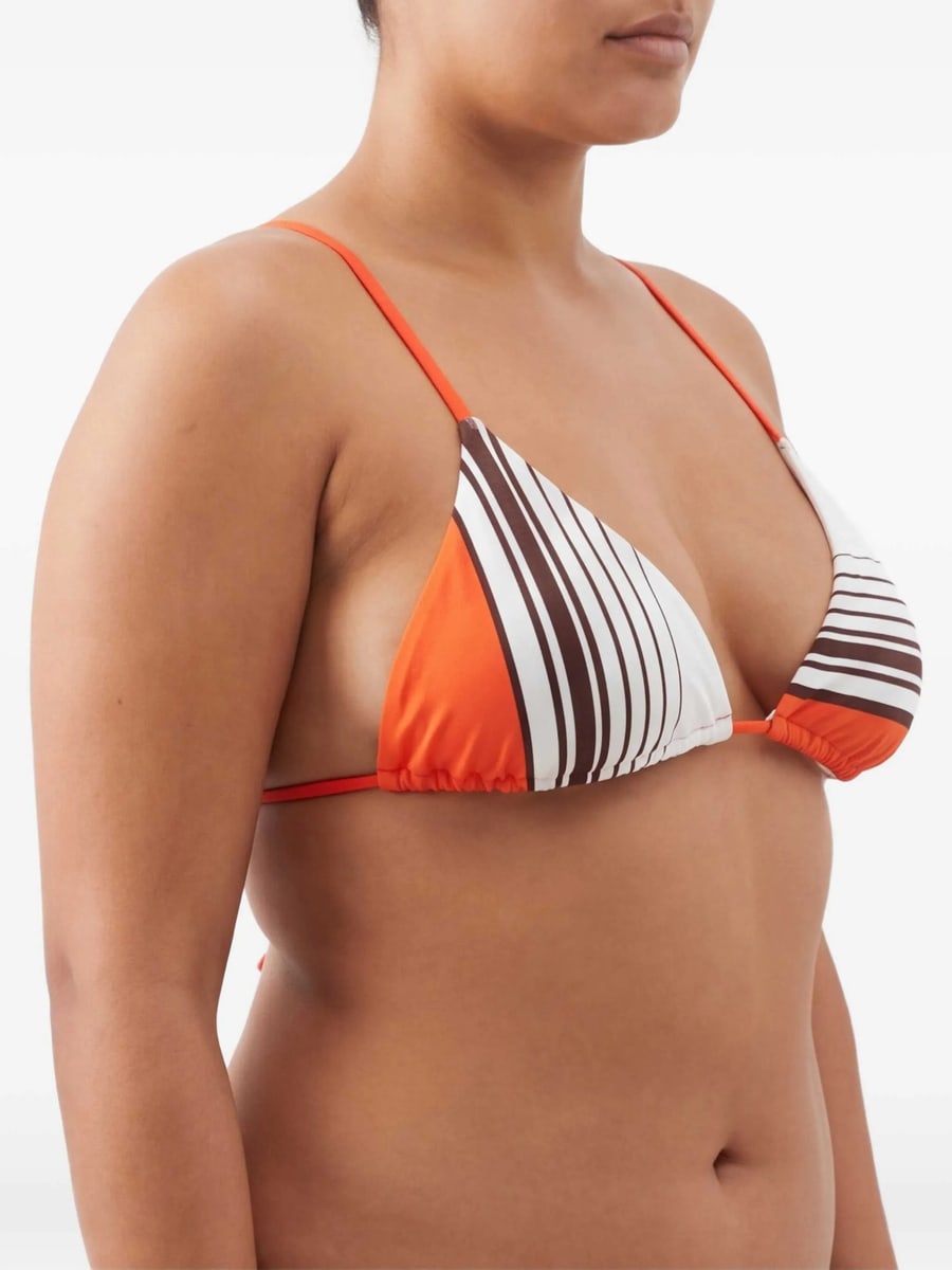 Sir. Sir. Destino Striped-pattern Triangle Bikini Top, view 4