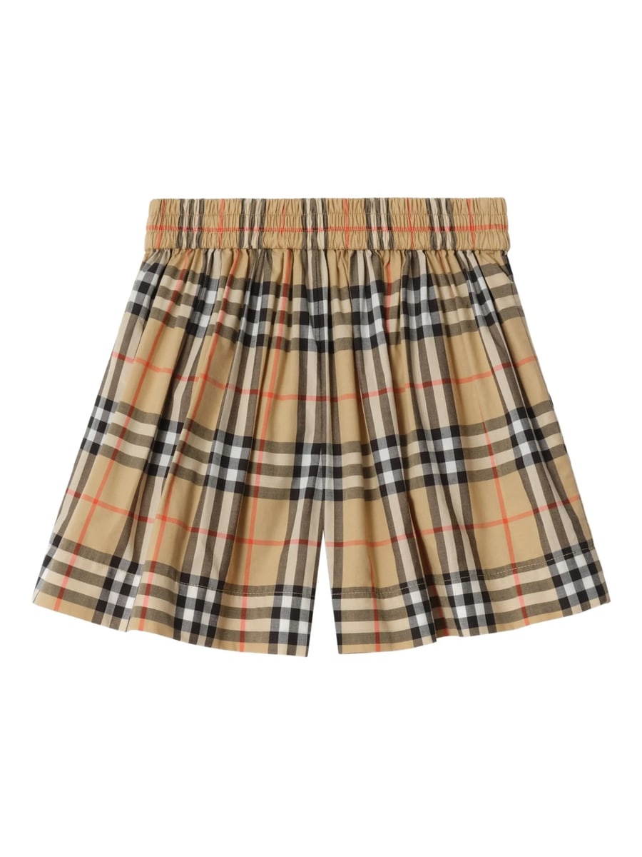 Burberry Burberry Check-pattern Cotton Shorts, view 2