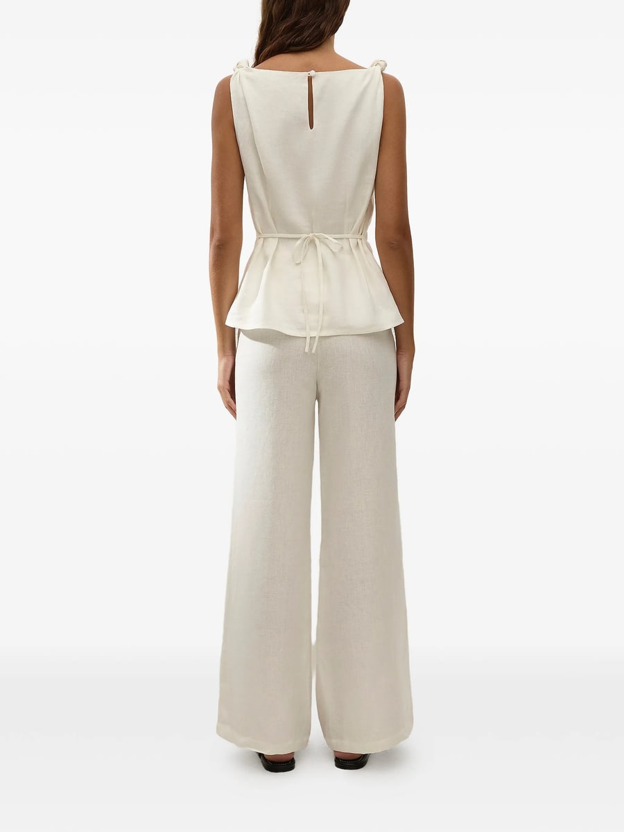 Faithfull The Brand Faithfull The Brand Flor Knot-detail Top, view 5
