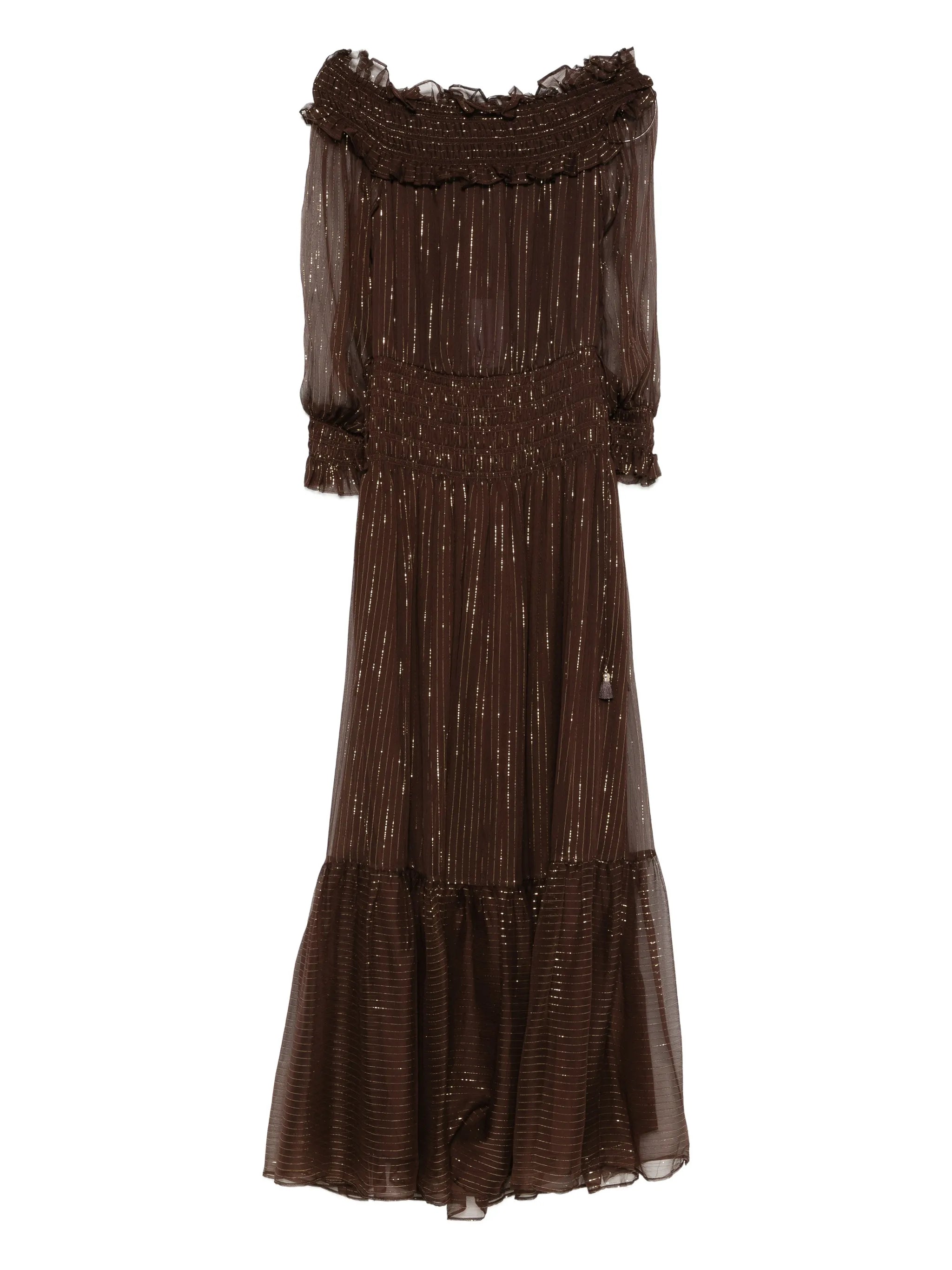 self-portrait Self-portrait Georgette Maxi Dress