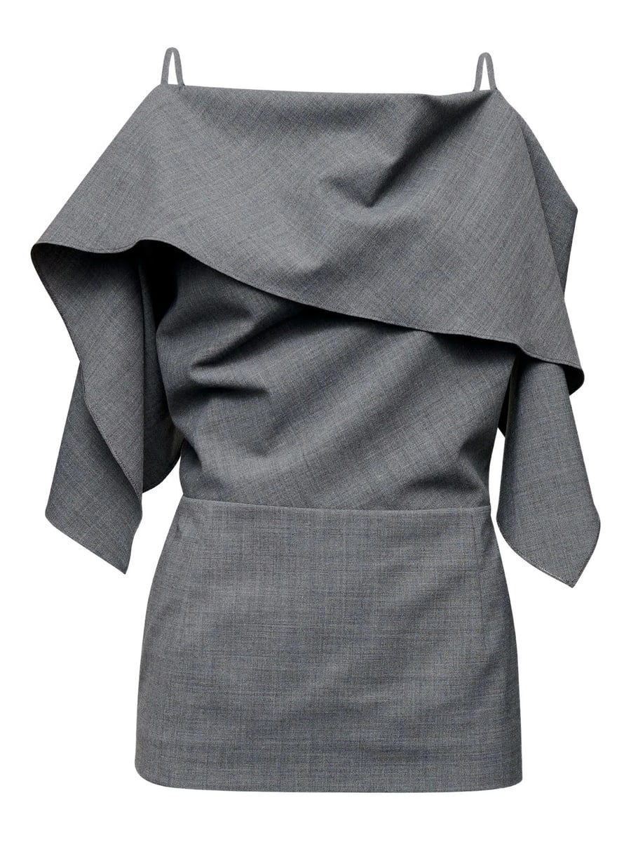 MM6 Maison Margiela Mm6 Maison Margiela Folded Top In Wool Blend