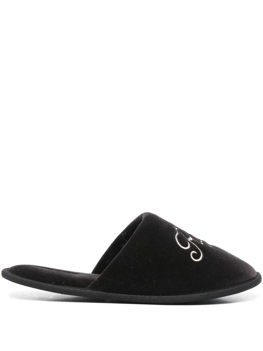 Frame Frame Embroidered Slippers