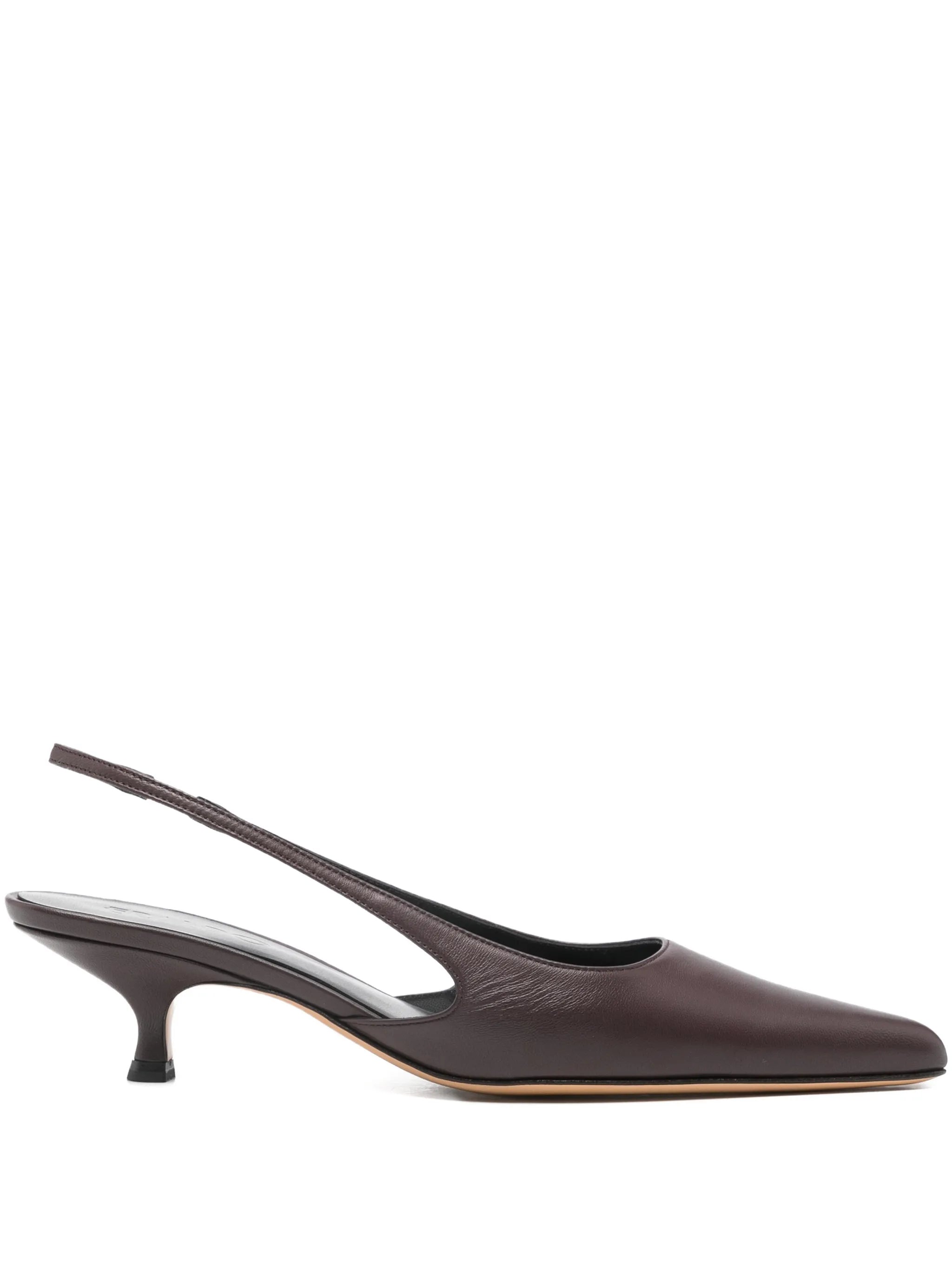 Eraldo Eraldo 40mm Slingback Point-toe Heeled Pumps