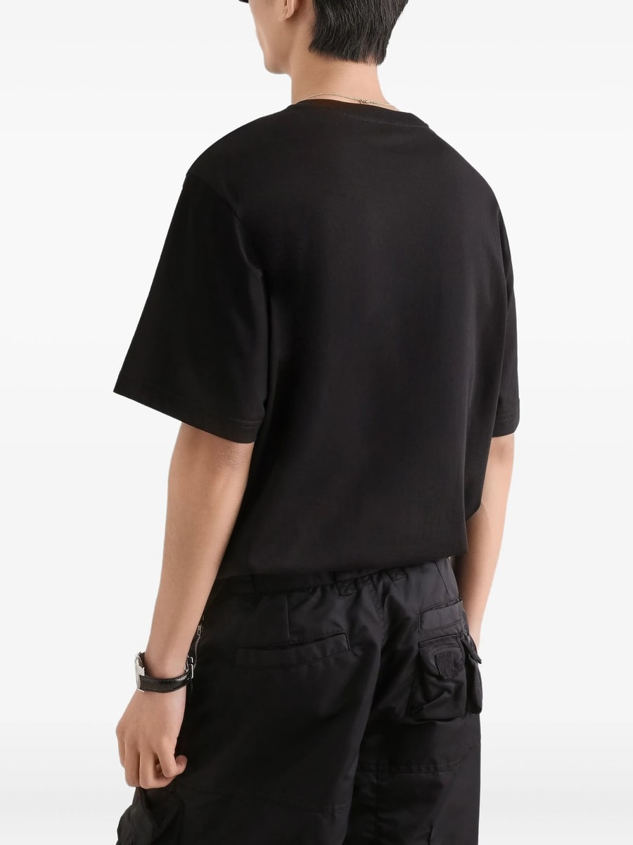 Dolce & Gabbana Dolce & Gabbana Logo-patch T-shirt, view 3