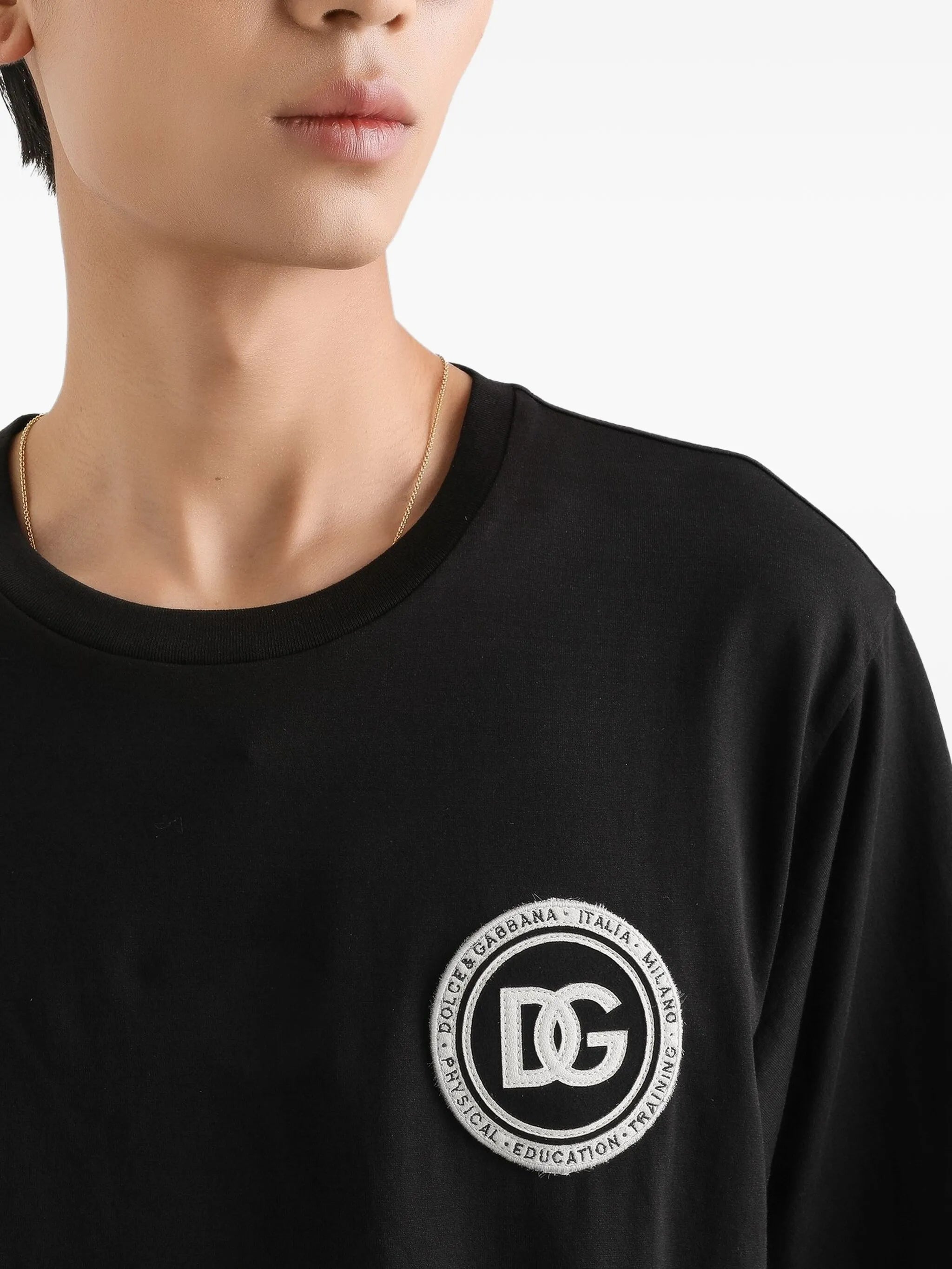 Dolce & Gabbana Dolce & Gabbana Logo-patch T-shirt, view 2