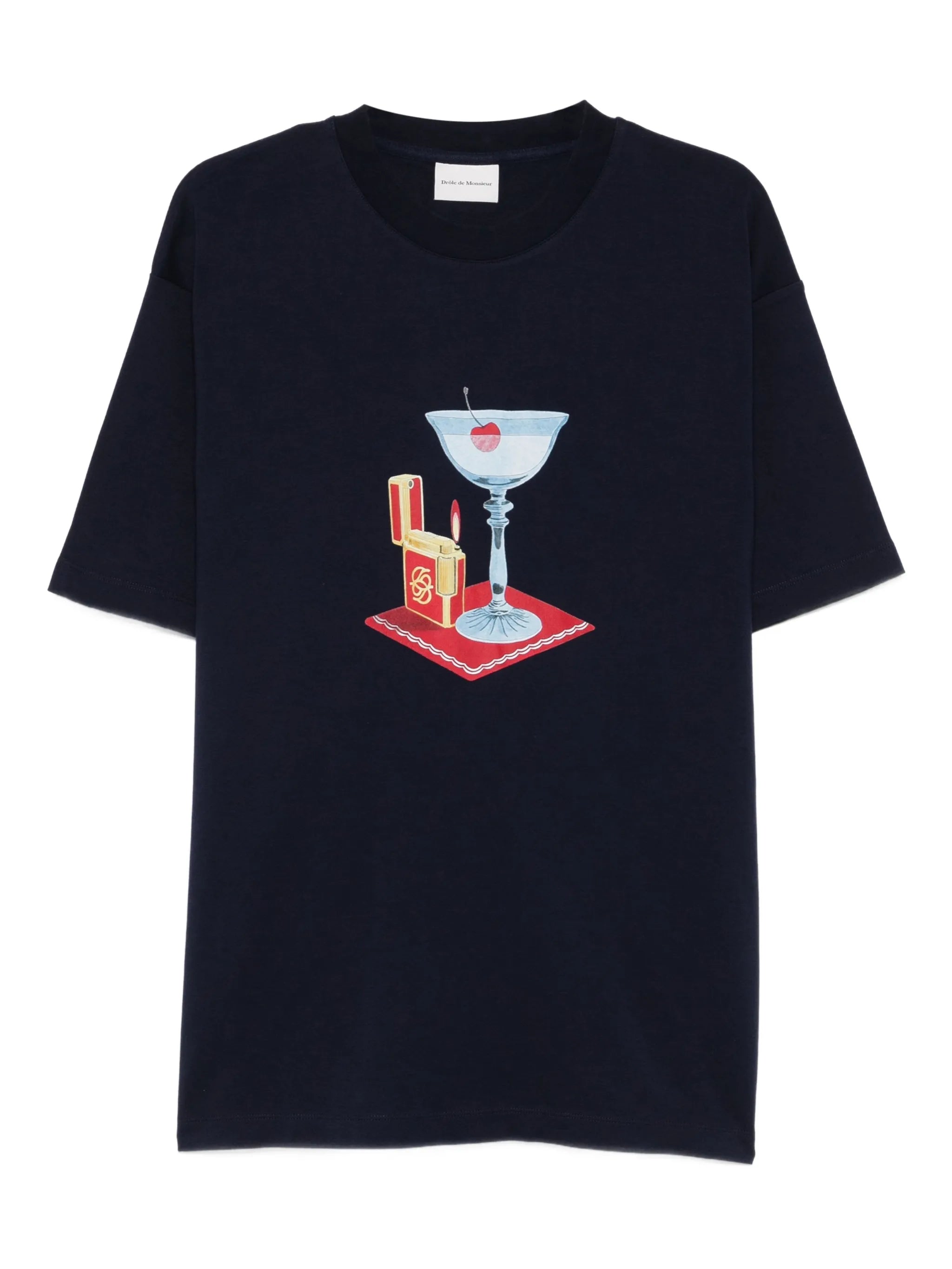 Drole De Monsieur Drole De Monsieur Cocktail Graphic-print T-shirt