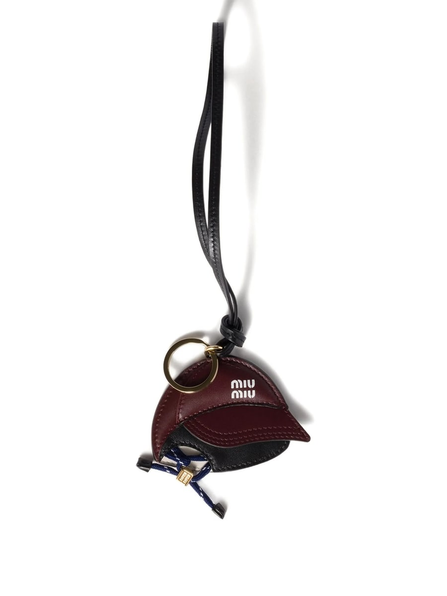 Miu Miu Miu Miu Leather Key Ring Trick