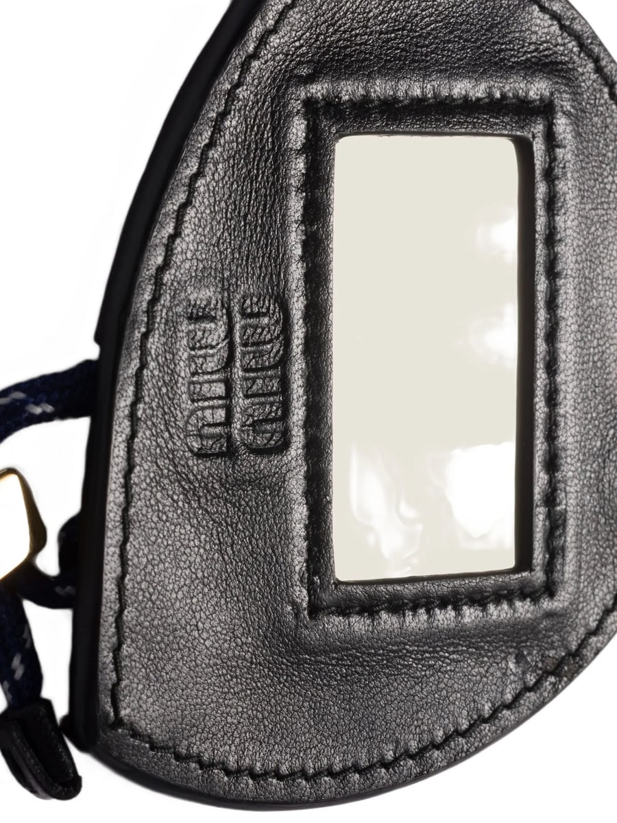 Miu Miu Miu Miu Leather Key Ring Trick, view 2