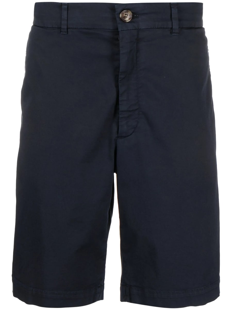 Brunello Cucinelli Brunello Cucinelli Garment-dyed Bermuda Shorts In American Pima Cotton Comfort Gabardine
