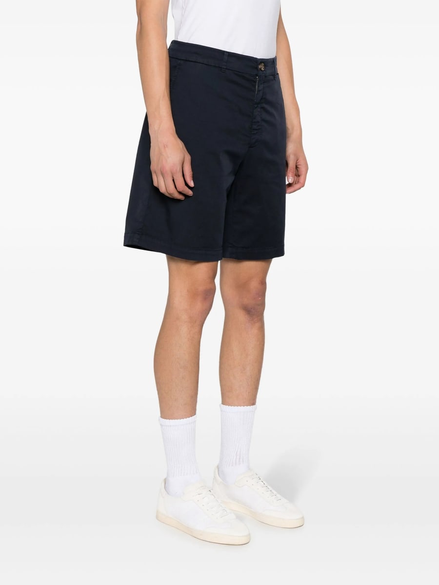 Brunello Cucinelli Brunello Cucinelli Garment-dyed Bermuda Shorts In American Pima Cotton Comfort Gabardine, view 5