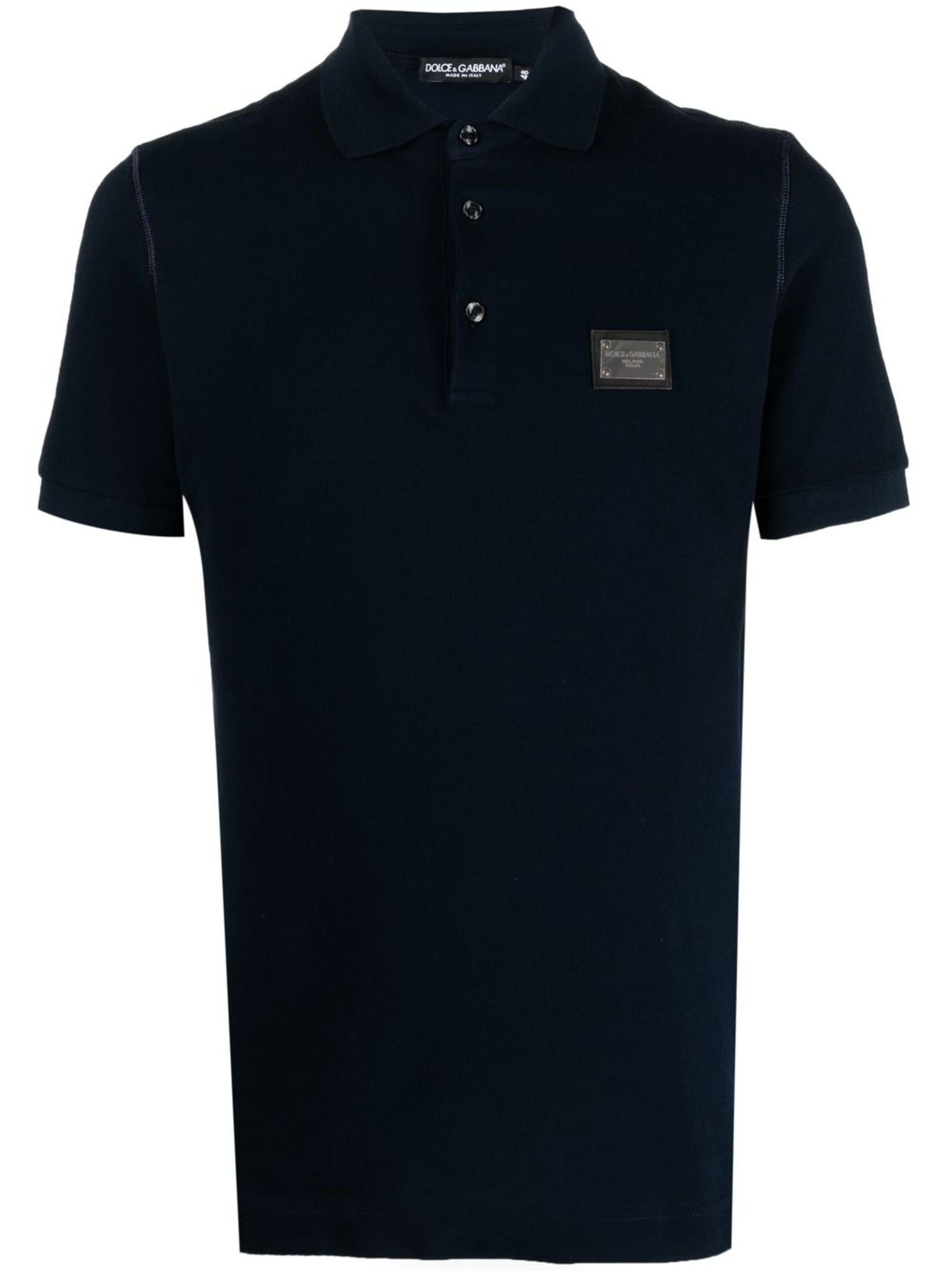 Dolce & Gabbana Dolce & Gabbana Logo-patch Polo Shirt