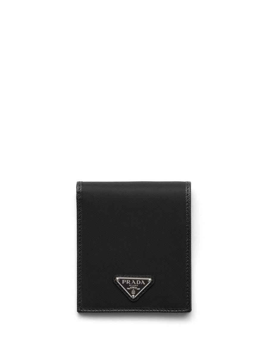 Prada Prada Logo Plaque Wallet