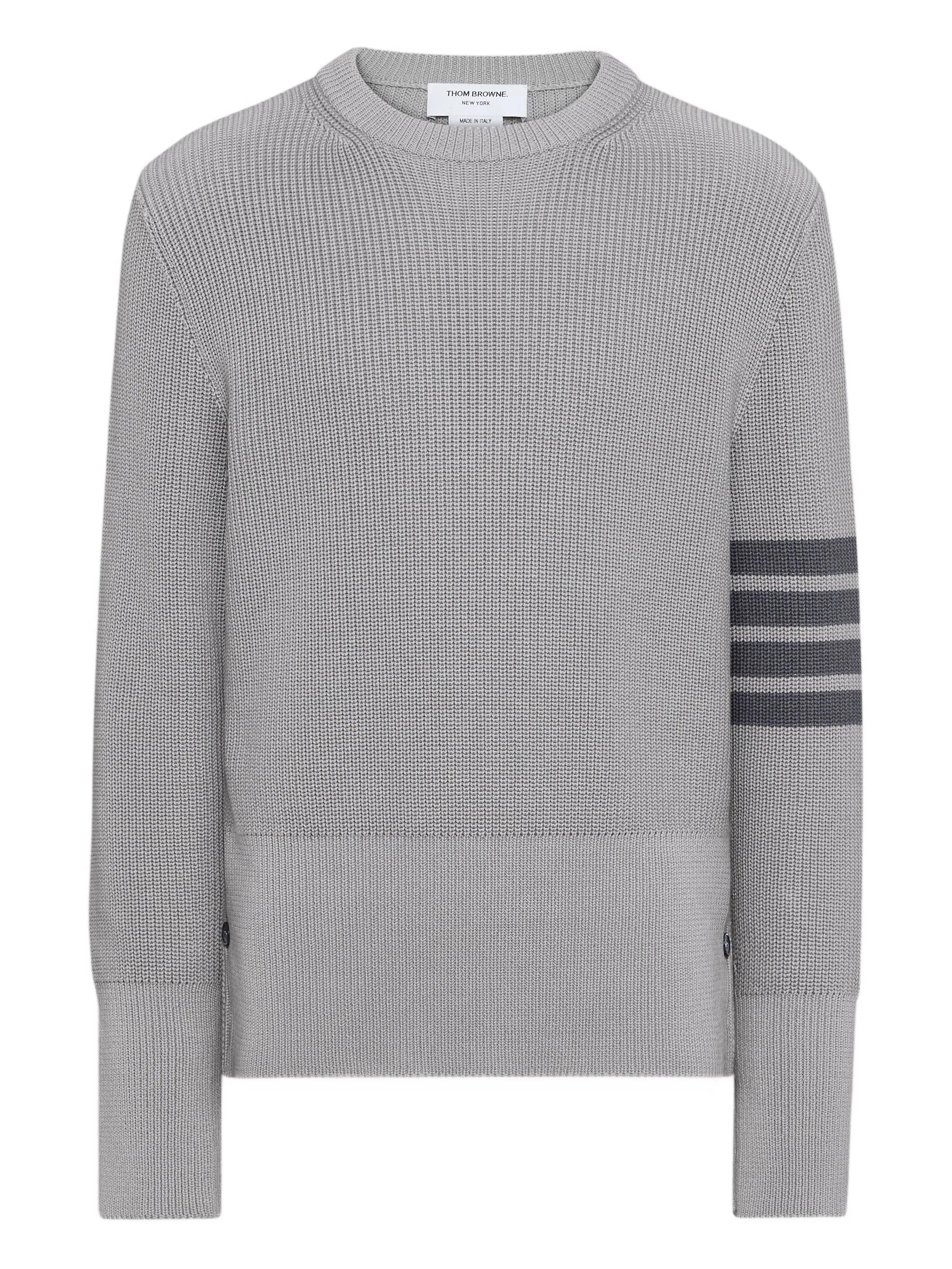 Thom Browne Thom Browne Cardigan Stitch 4-Bar Pullover