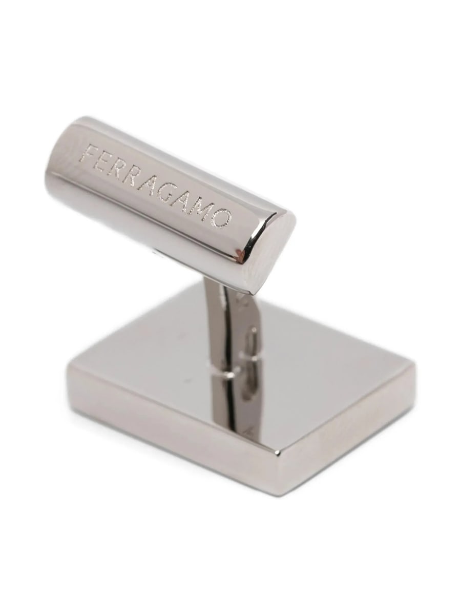 Ferragamo Ferragamo Patterned Square Cufflinks