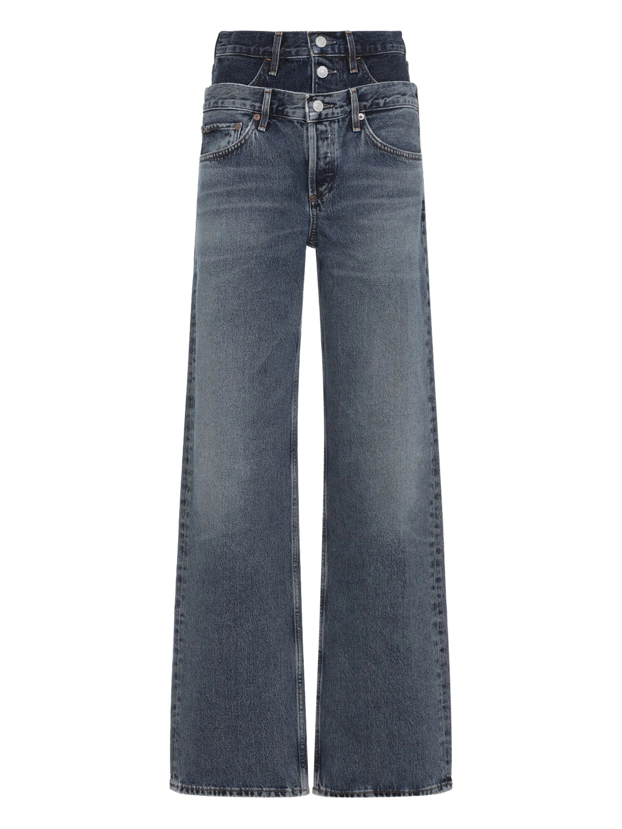 Agolde Agolde Elson Double-waistband Jeans