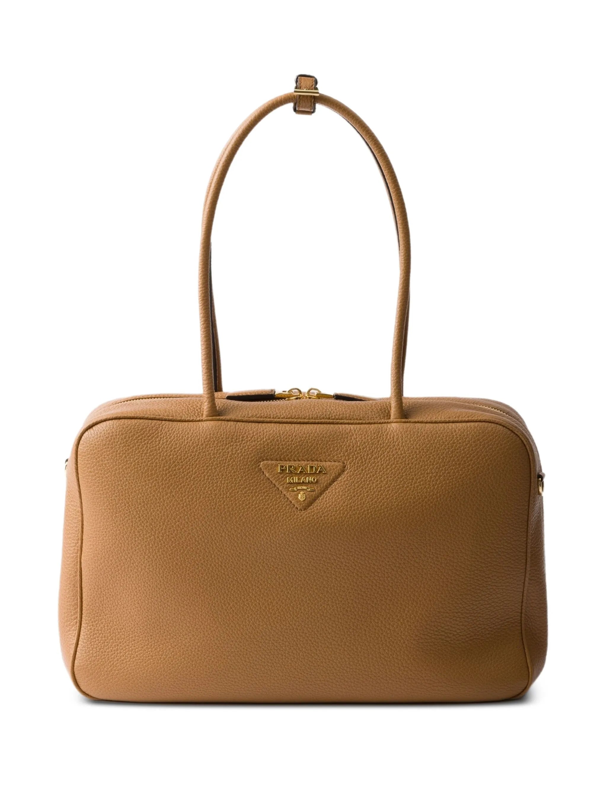 Prada Prada Large Leather Shoulder Bag