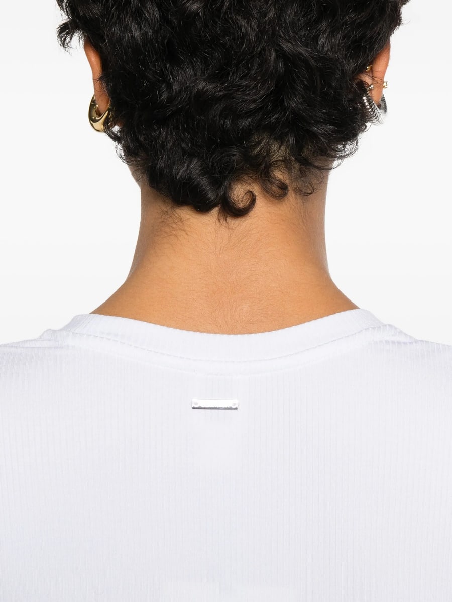 Calvin Klein Calvin Klein Ribbed T-shirt, view 3