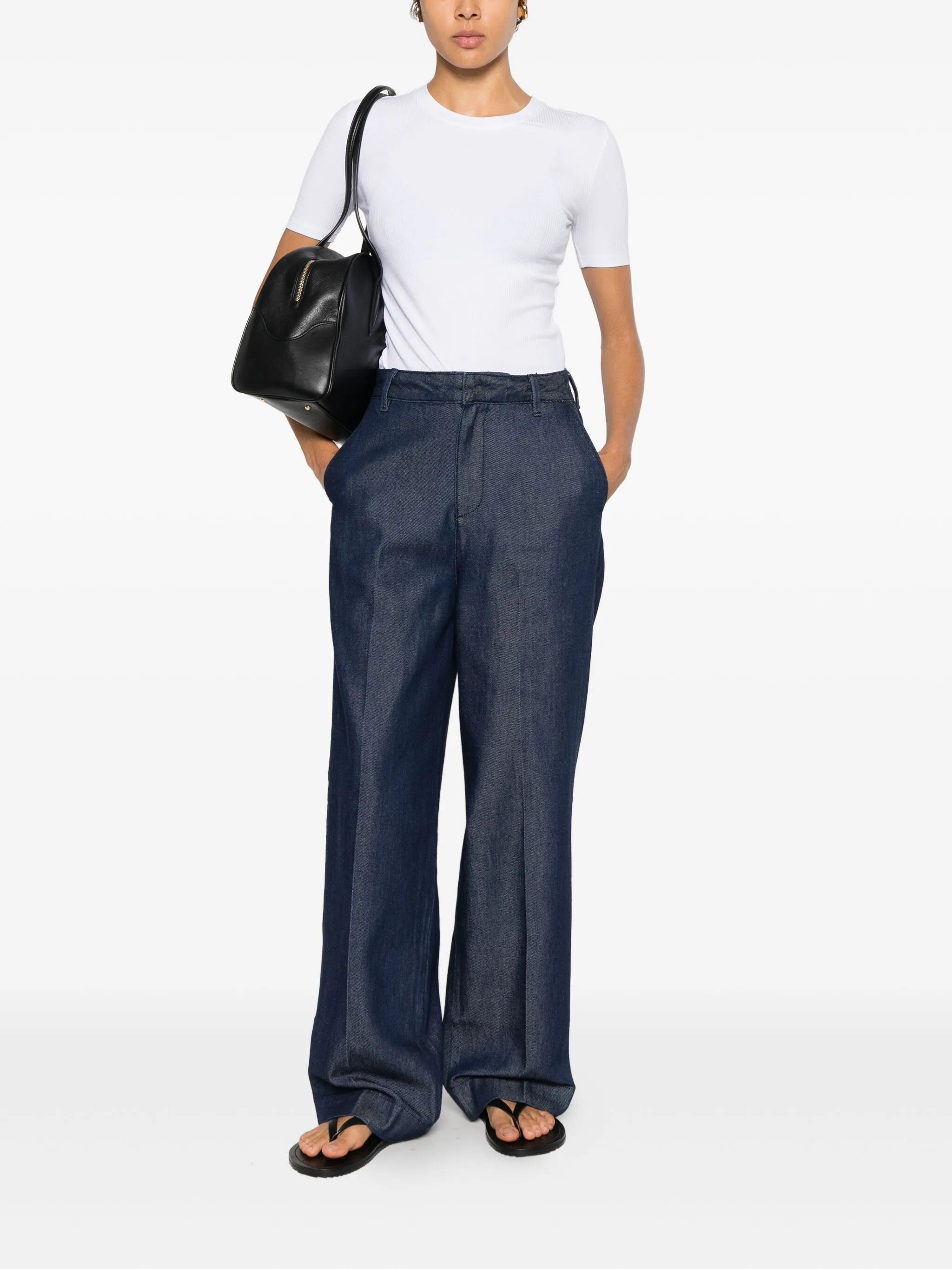 Calvin Klein Calvin Klein Ribbed T-shirt, view 2