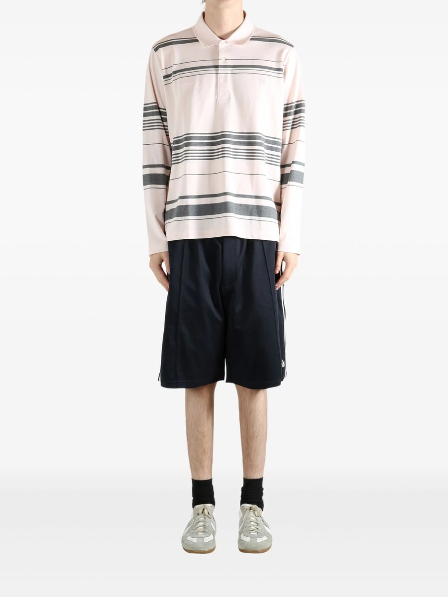 Adidas By Wales Bonner Adidas By Wales Bonner Striped Polo Shirt, view 5