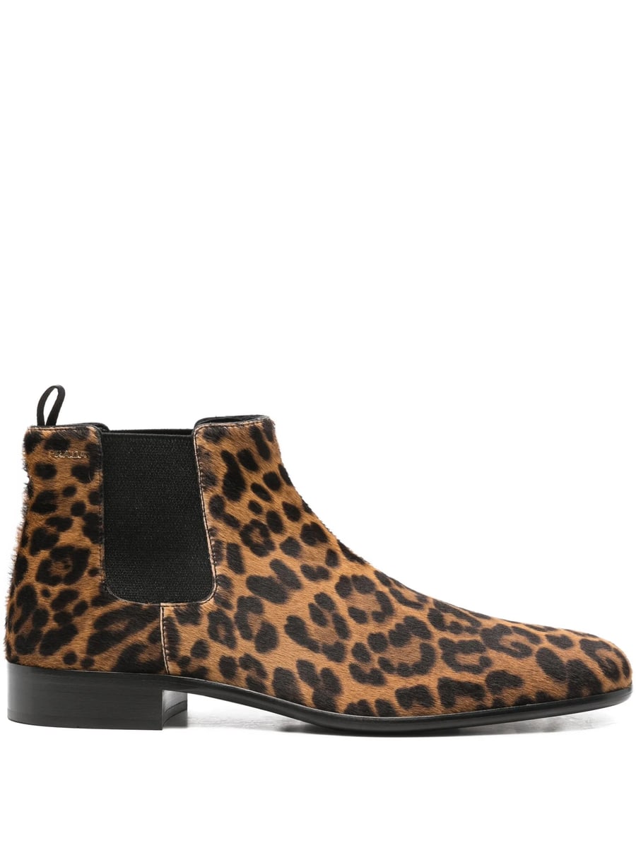 Prada Prada Printed Chelsea Boots