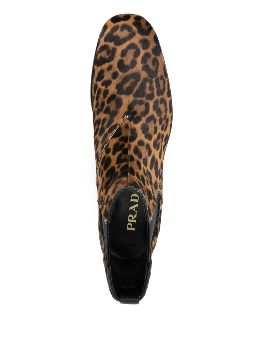 Prada Prada Printed Chelsea Boots, view 4
