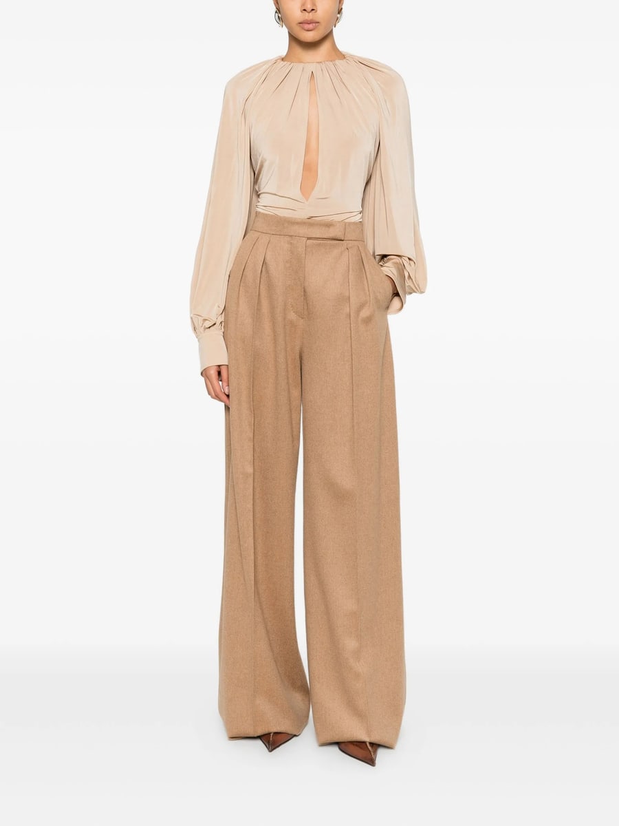 Ferragamo Ferragamo Blouse With Back Slit Detail, view 2