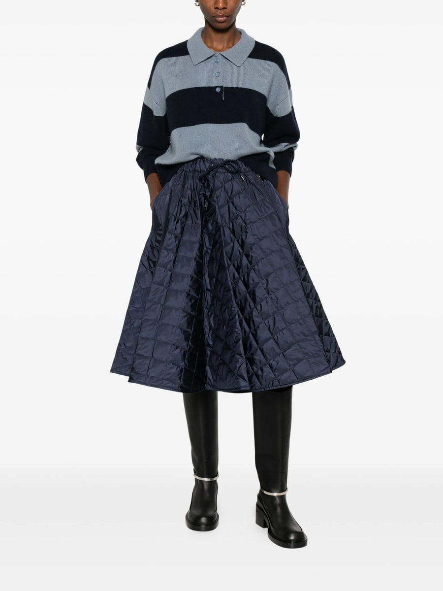 Prada Prada Quilted Midi Skirt, view 5