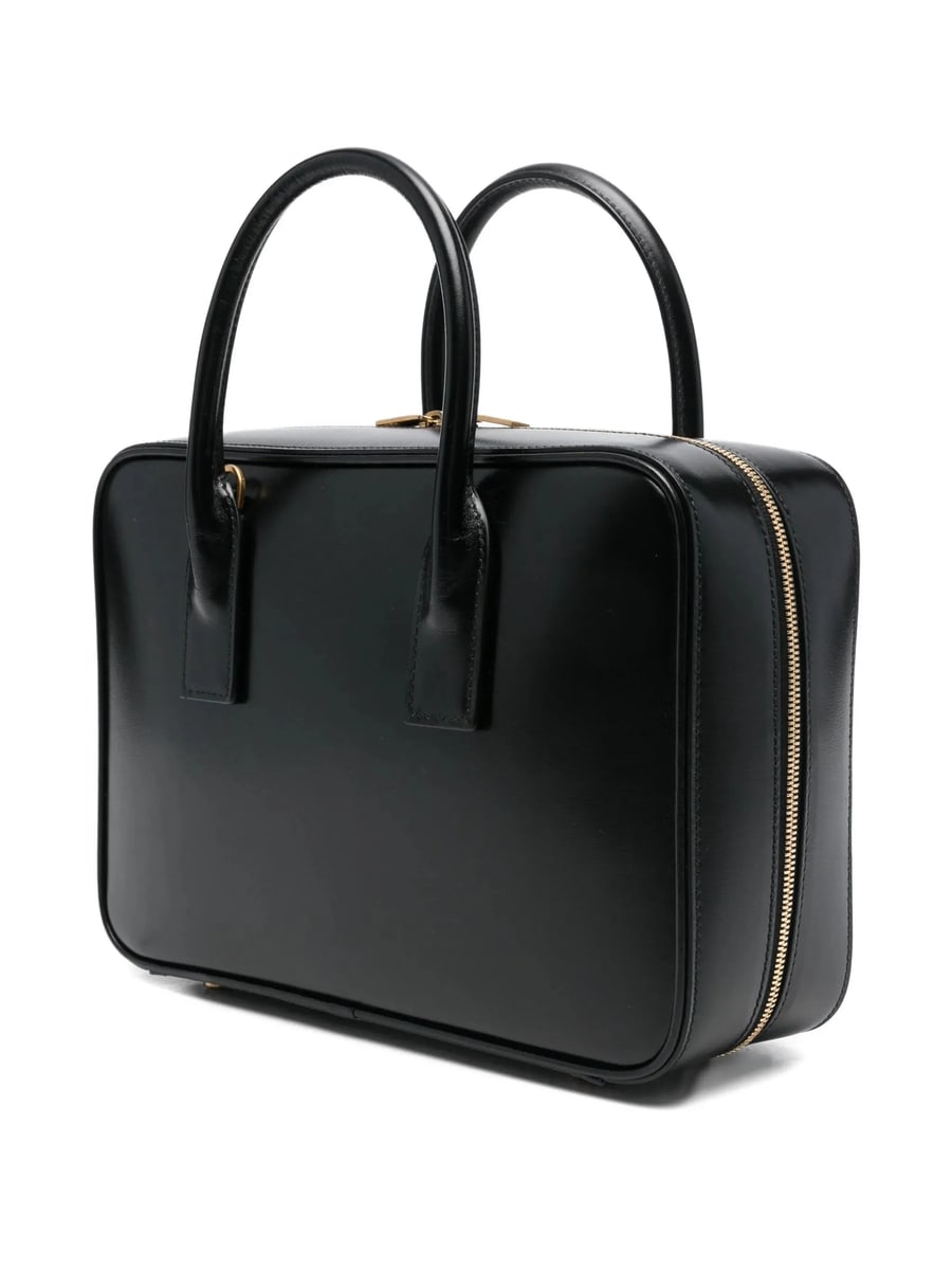 Saint Laurent Saint Laurent Leather Tote Bag, view 5