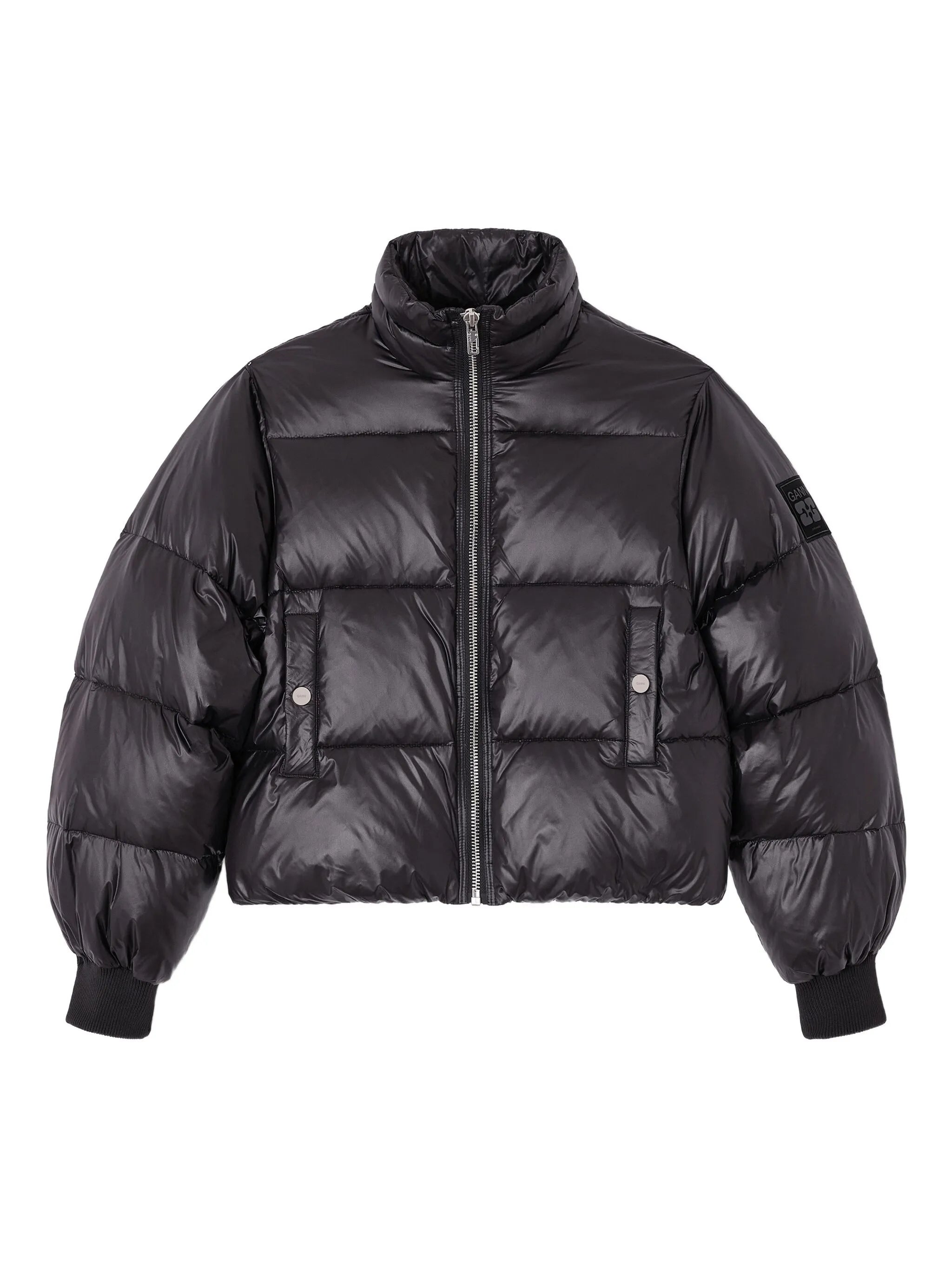 Ganni Ganni Zipped Puffer Jacket