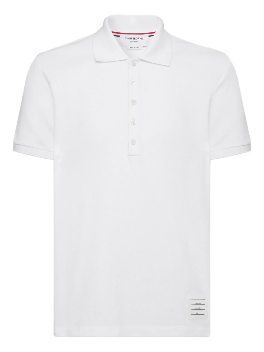 Thom Browne Thom Browne Button-placket Polo Shirt