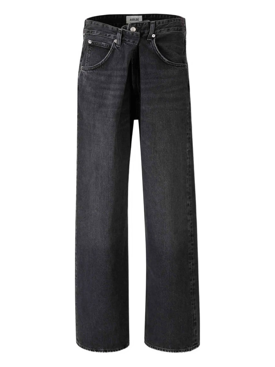 Agolde Agolde Buttoned Straight-leg Jeans