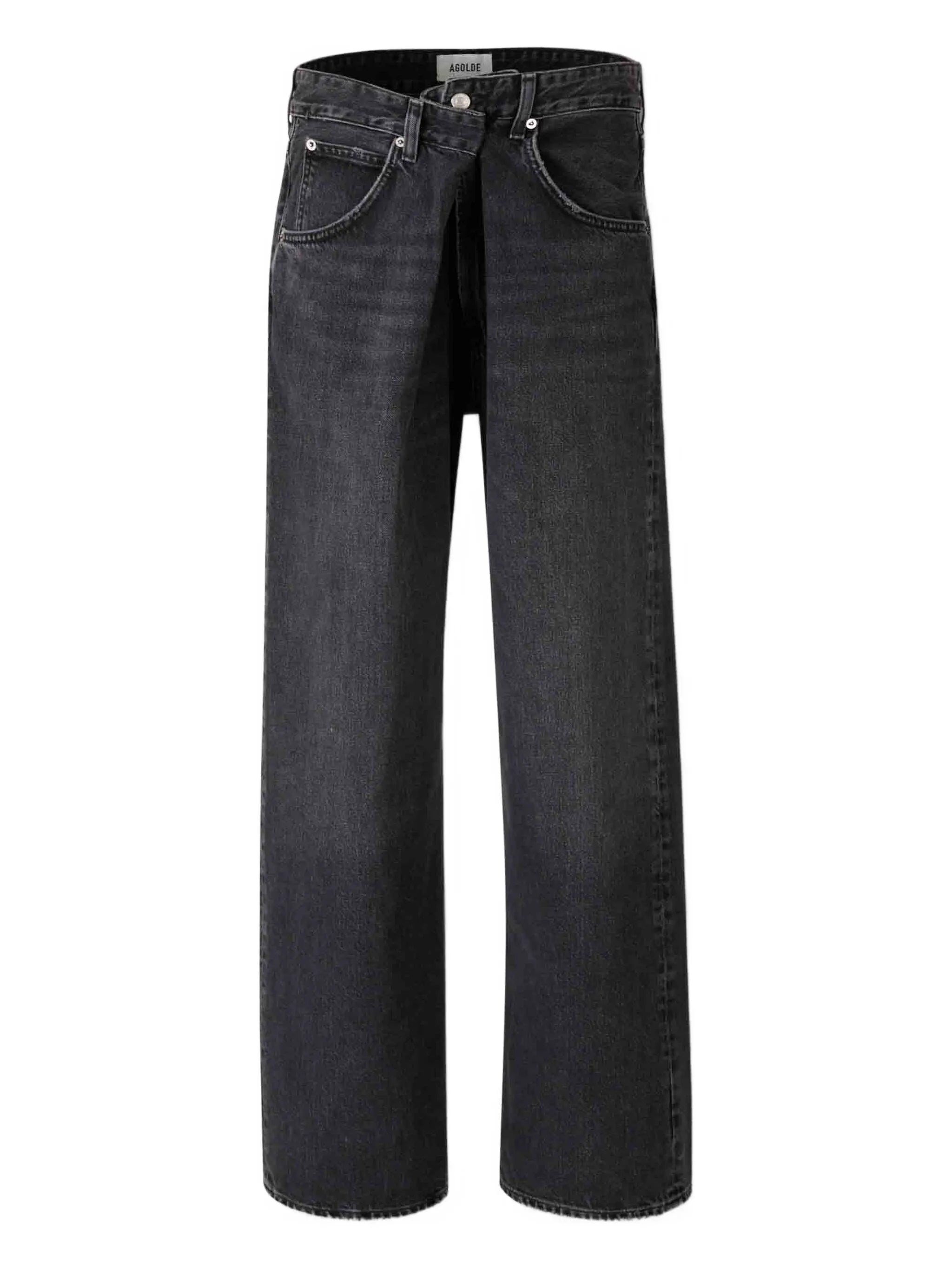 Agolde Agolde Buttoned Straight-leg Jeans
