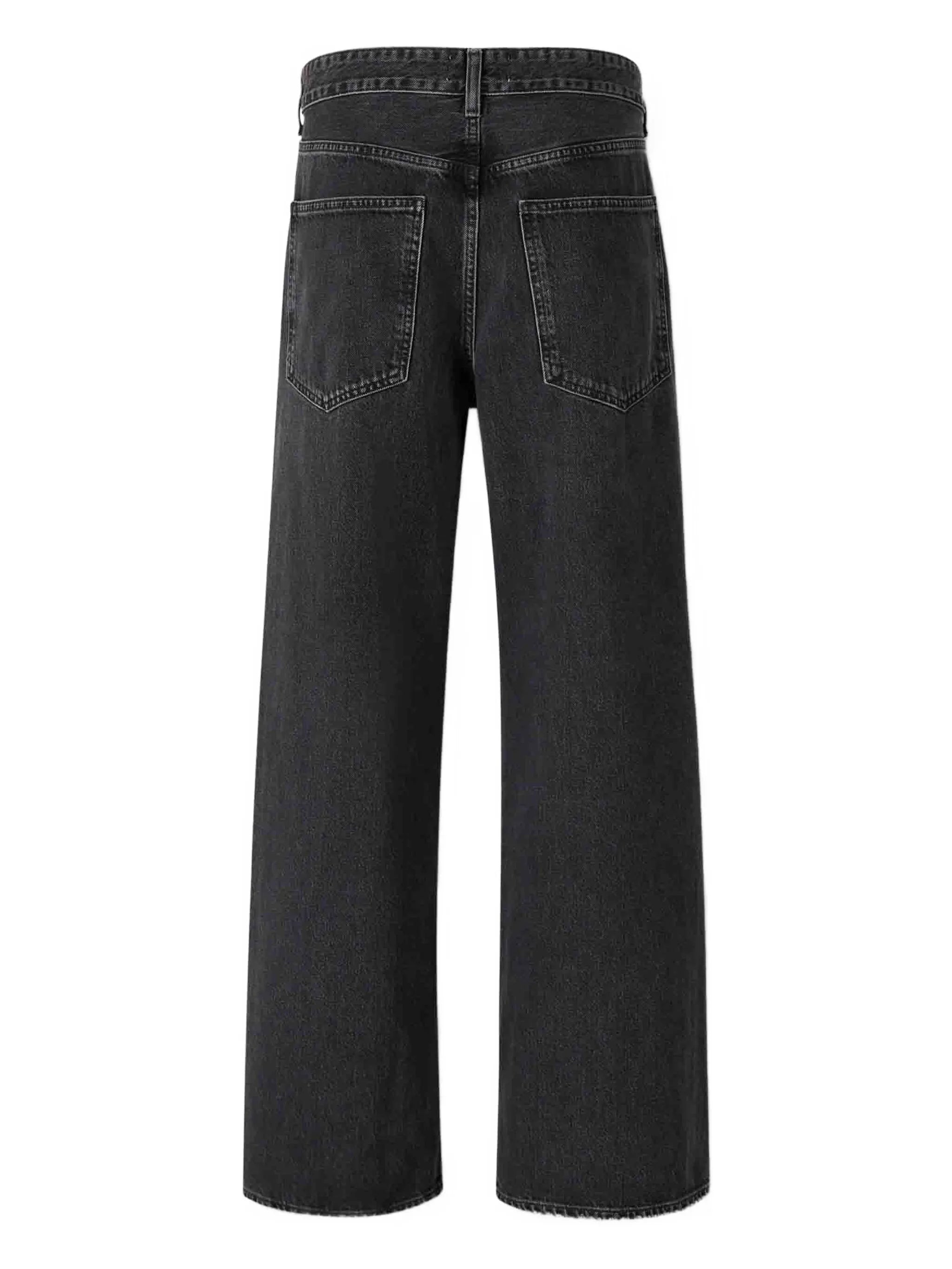 Agolde Agolde Buttoned Straight-leg Jeans, view 2