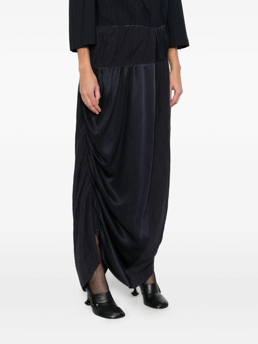 Ziggy Chen Ziggy Chen Ruched Midi Skirt, view 2