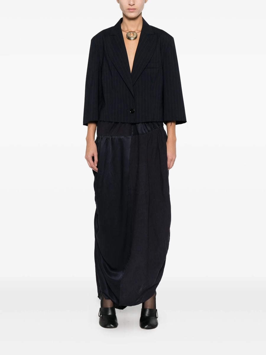 Ziggy Chen Ziggy Chen Ruched Midi Skirt, view 5