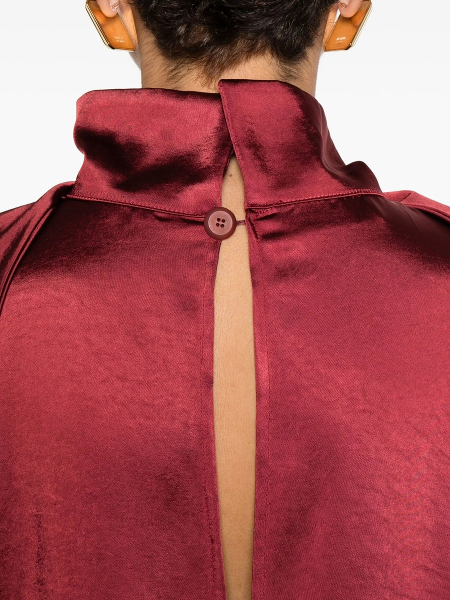 The Nina Studio The Nina Studio Cowl-neck Blouse, view 3
