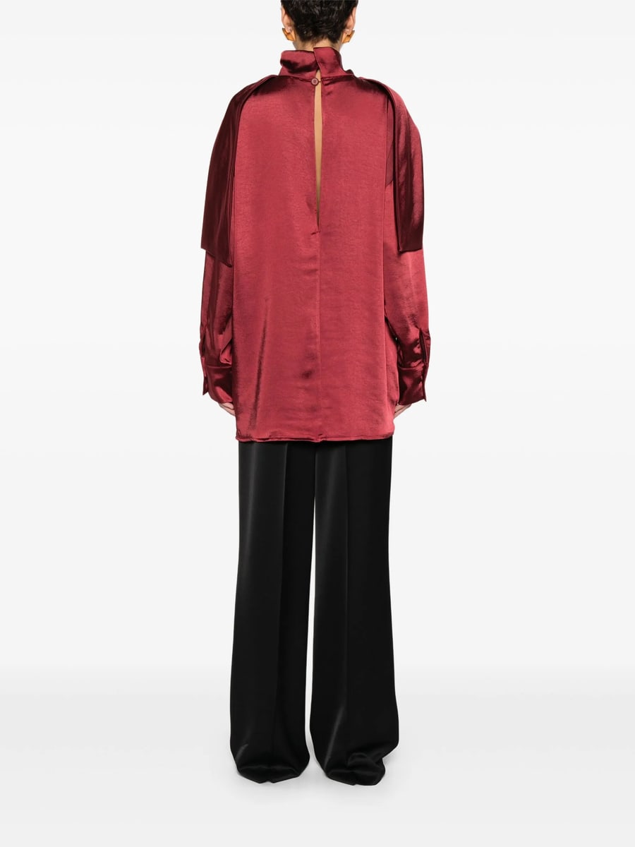 The Nina Studio The Nina Studio Cowl-neck Blouse, view 5