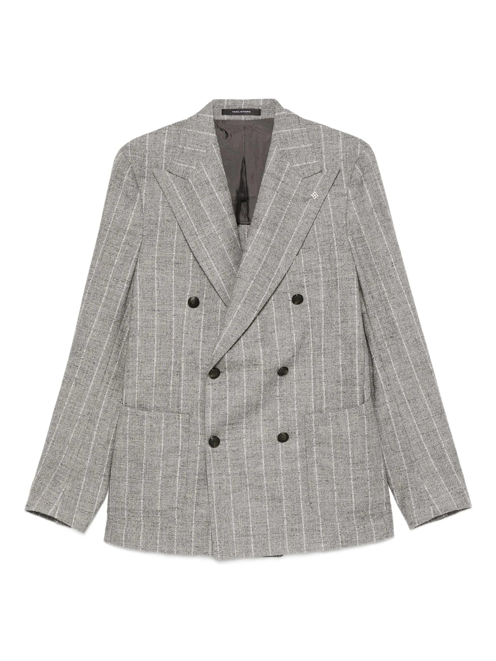 Tagliatore Tagliatore Striped Double-breasted Blazer