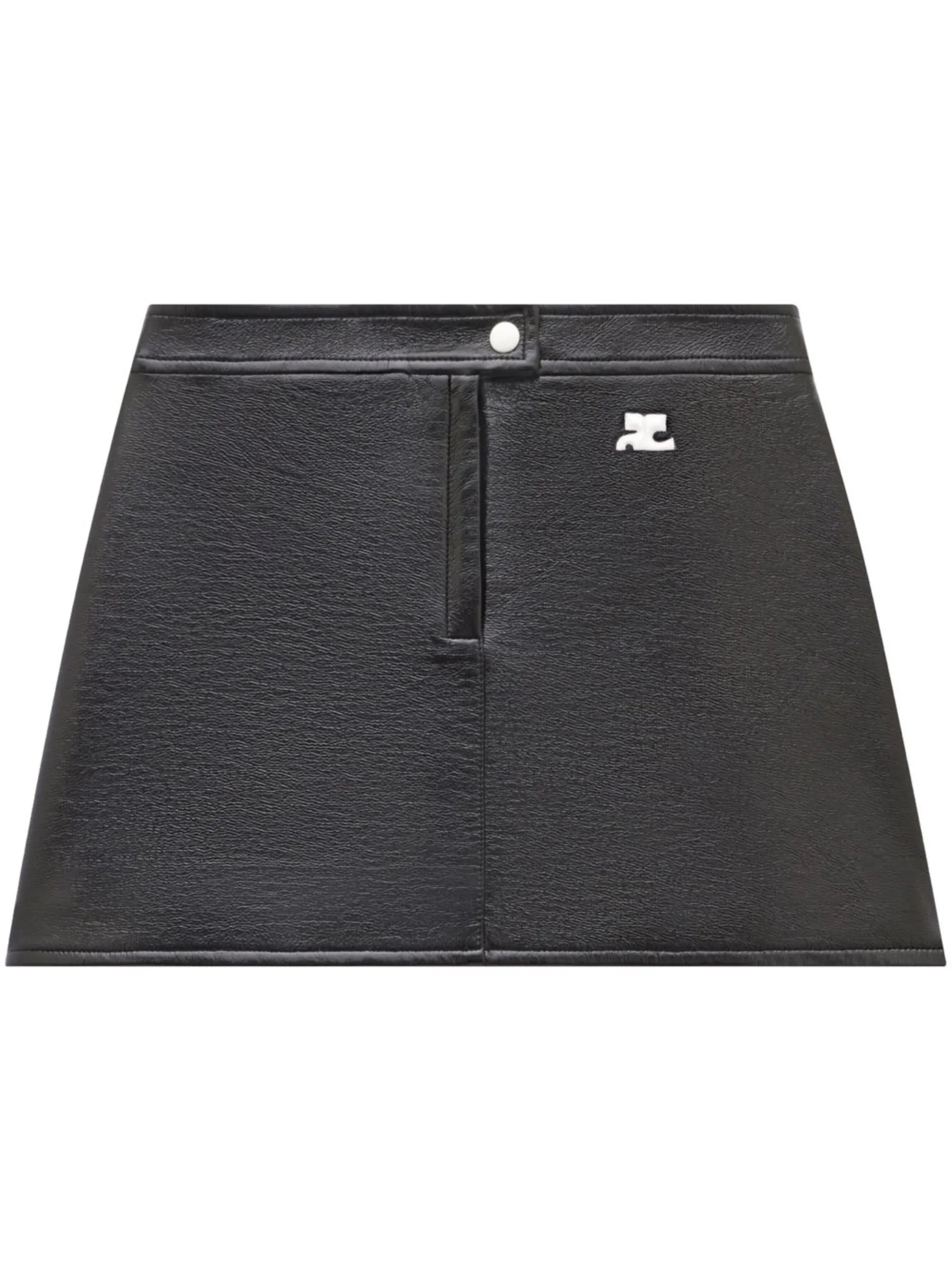 Courrèges Courrèges Vinyl Mini Skirt