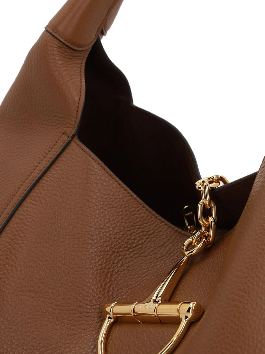 Gucci Gucci Maxi Softbit Grained Leather Shoulder Bag, view 2