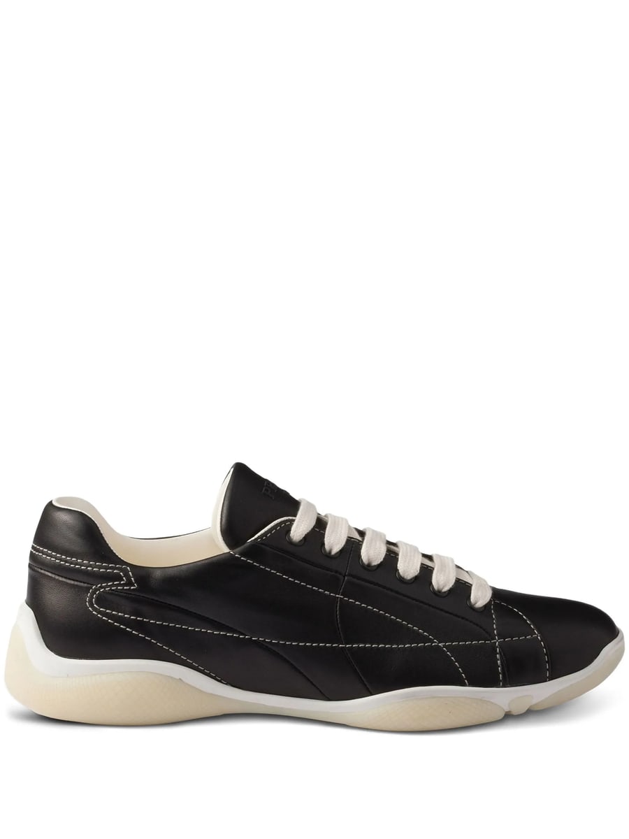 Prada Prada Leather Sneakers