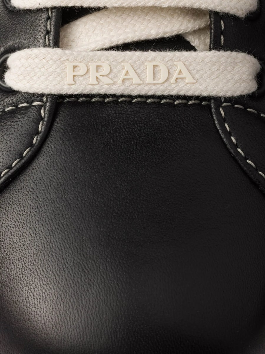 Prada Prada Leather Sneakers, view 2