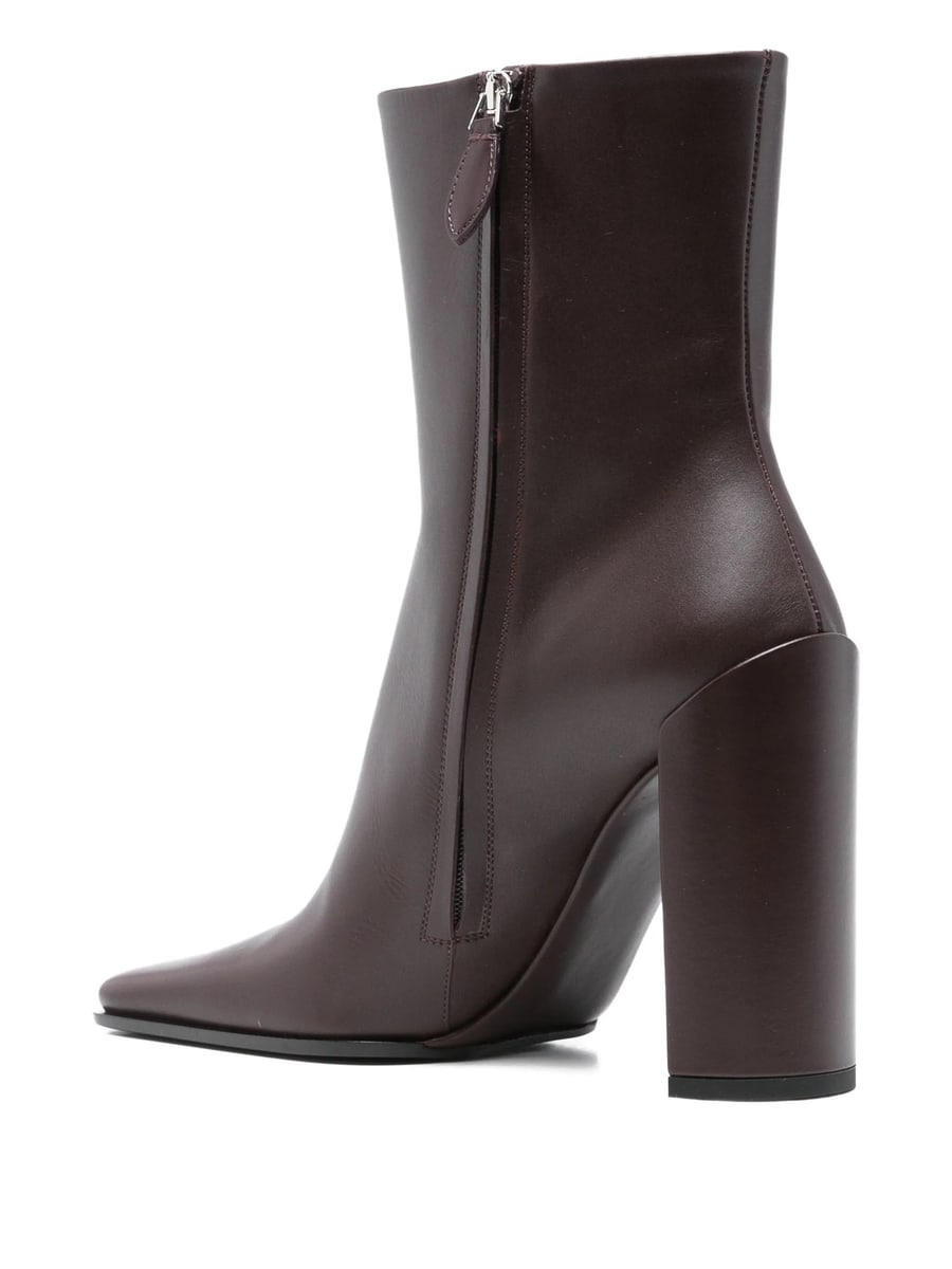Alaïa Alaïa 90mm Square-toe Ankle Boots, view 3