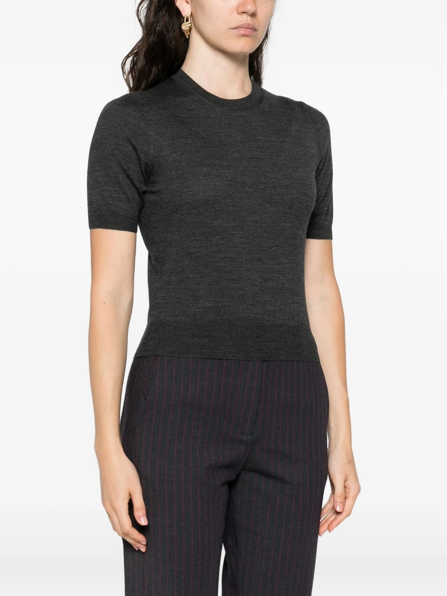 Goes Botanical Goes Botanical Short-sleeve Knitted Top, view 2