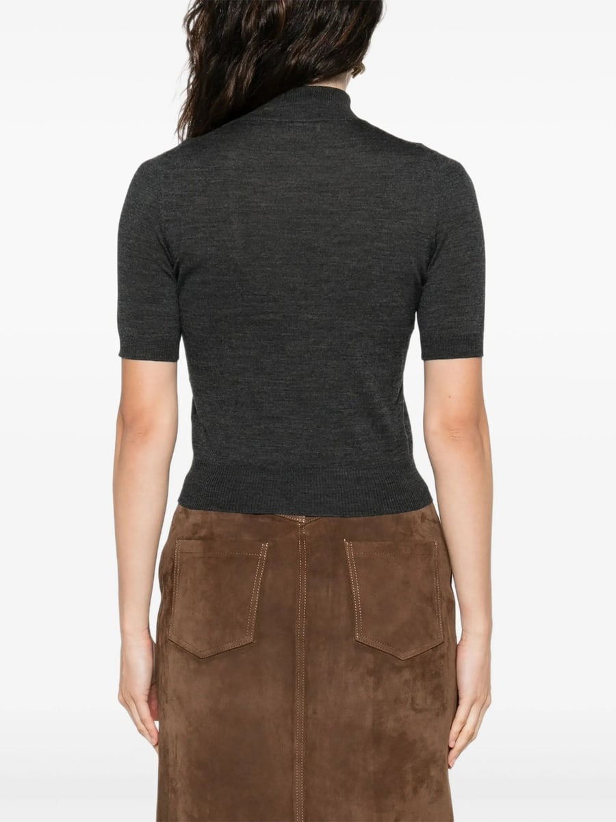 Goes Botanical Goes Botanical Roll-neck Sweater, view 4