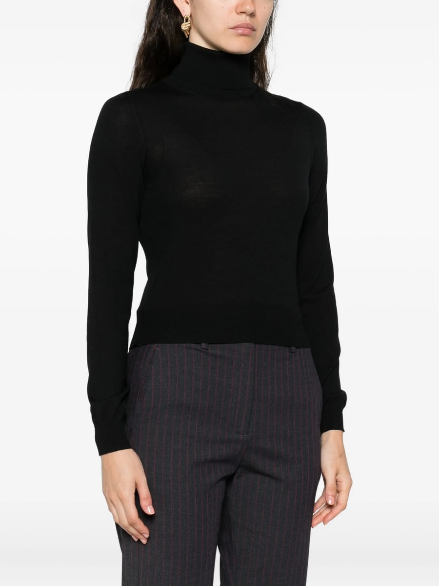 Goes Botanical Goes Botanical Roll-neck Sweater, view 5