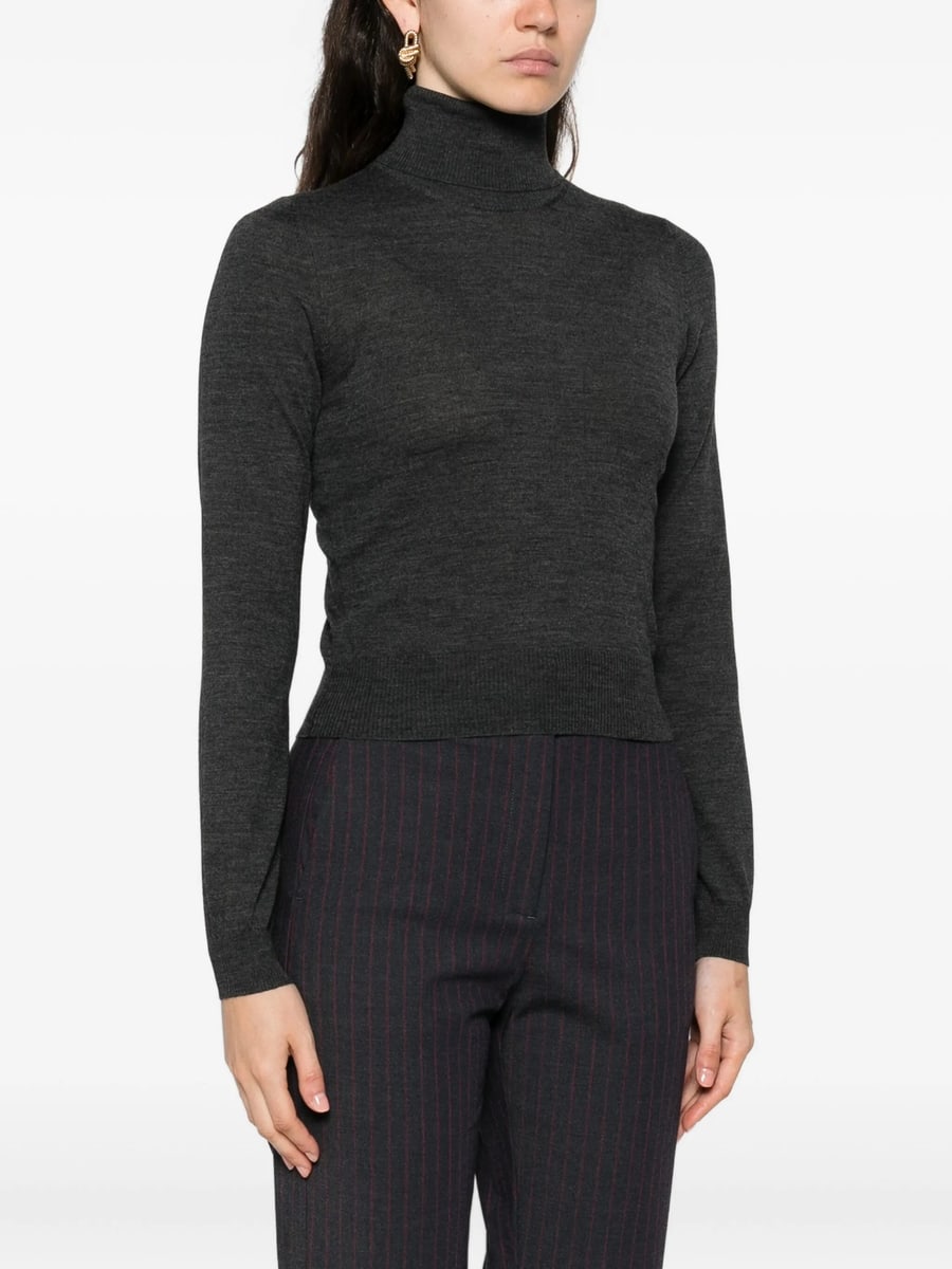 Goes Botanical Goes Botanical Roll-neck Sweater, view 2